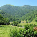 La vue au sud depuis le chalet