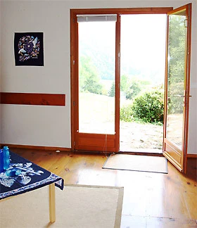 L'espace extérieur depuis le séjour