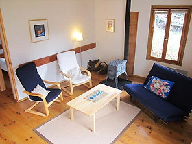 Le séjour depuis la mezzanine
